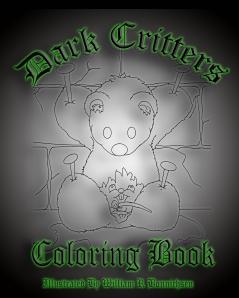 Dark Critters Coloring Book