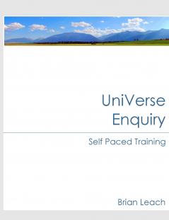 UniVerse Enquiry Self Paced Training