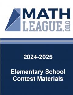 2024-2025 Elementary School Contest Materials