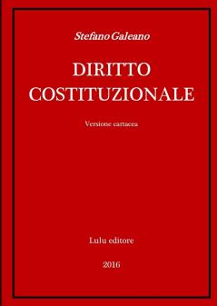 DIRITTO COSTITUZIONALE