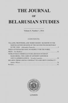 The Journal of Belarusian Studies 2016