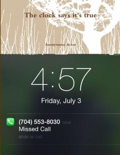 The clock says it's true