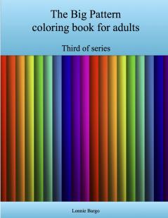 The Third Big Pattern coloring book for adults