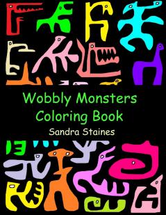 Wobbly Monsters Coloring Book
