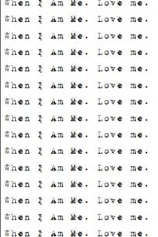 When I Am Me