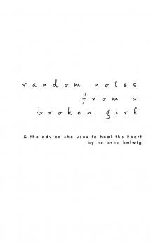 Random Notes from a Broken Girl