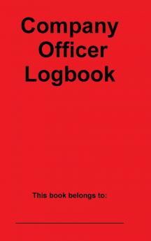 Company Officer Logbook