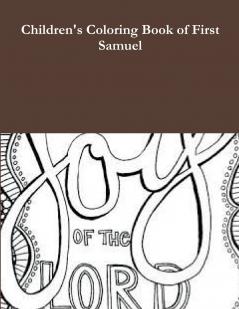 CHILDREN'S COLORING BOOK OF FIRST SAMUEL