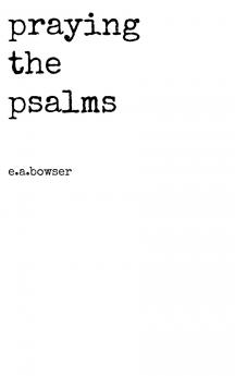 Praying the Psalms