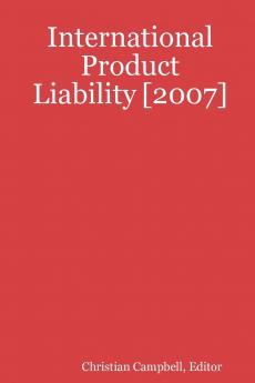 International Product Liability [2007]