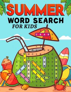 Summer Word Search with Book for Kids