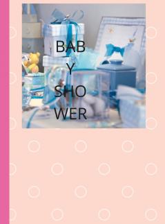 Baby Shower Journal Planner