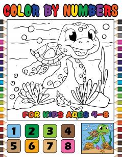Color by Numbers for Kids Ages 4-8