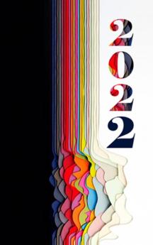 Lined Motivational Planner Notebook 6x9 inch 372 pages with Inspirational Quotes for a brilliant 2022