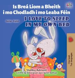 I Love to Sleep in My Own Bed (Irish English Bilingual Book for Kids)