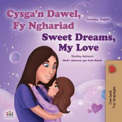 Sweet Dreams My Love (Welsh English Bilingual Children's Book)