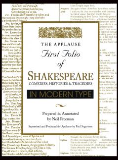 Applause First Folio of Shakespeare in Modern Type