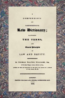 A Compendious and Comprehensive Law Dictionary [1816]