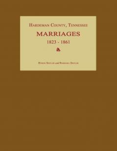 Hardeman County Tennessee Marriages 1823-1861