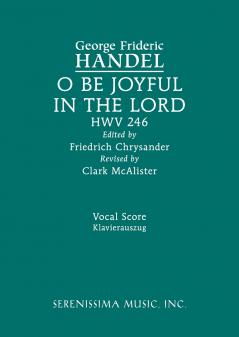 O be joyful in the Lord HWV 246