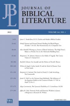 Journal of Biblical Literature 141.1 (2022)