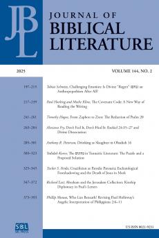 Journal of Biblical Literature 144.2 (2025)
