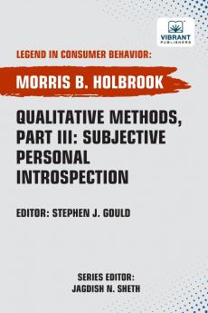 Qualitative Methods Part III Subjective Personal Introspection