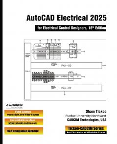 AutoCAD Electrical 2025 for Electrical Control Designers 16th Edition