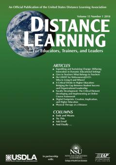 Distance Learning  - Volume 15 Issue 1 2018