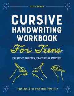 Cursive Handwriting Workbook for Teens