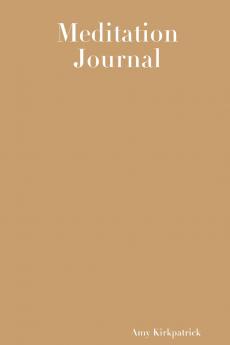Meditation Journal