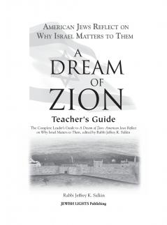 A Dream of Zion Teacher's Guide