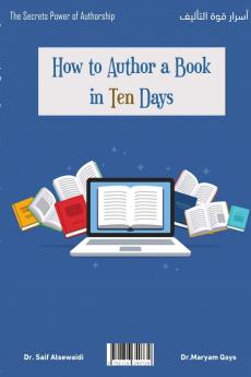 How to author a book in ten days?