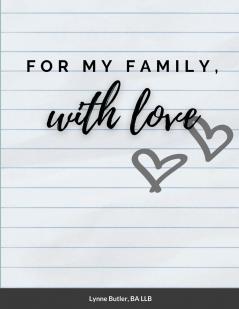 For My Family With Love