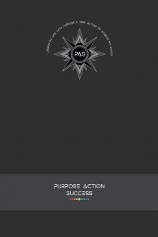 PURPOSE-ACTION-SUCCESS Notebook | Journal - PAS NOTEBOOK | PAS JOURNAL | GRAY | GREY