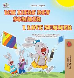 I Love Summer (German English Bilingual Children's Book)