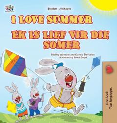 I Love Summer (English Afrikaans Bilingual Children's Book)
