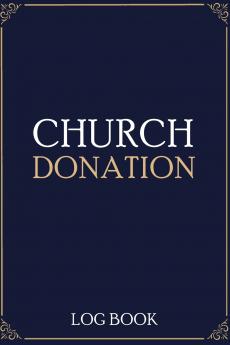 Church Donation Log Book