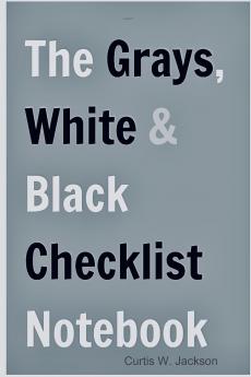 The Grays White and Black Checklist Notebook Flex-Bound Edition