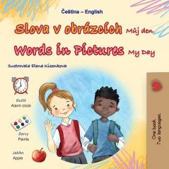 Words in Pictures - My Day (Czech English Bilingual Children's Book)
