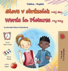 Words in Pictures - My Day (Czech English Bilingual Children's Book)