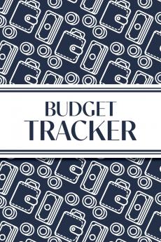 Budget Tracker (Navy and White Money Outlines)