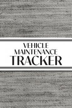 Vehicle Maintenance Tracker (Textured Paper Charcoal)