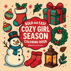 Bold & Easy Cozy Girl Season Coloring Book