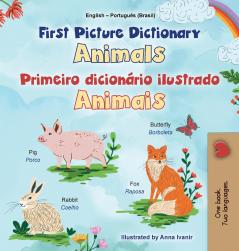 First Picture Dictionary - Animals (English Portuguese Brazilian Bilingual Children's Book)