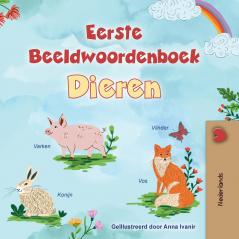 First Picture Dictionary - Animals (Dutch Children's Book)
