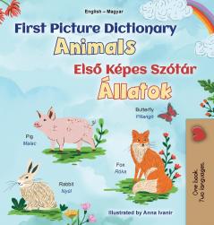 First Picture Dictionary - Animals (English Hungarian Bilingual Children's Book)