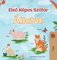 First Picture Dictionary - Animals (Hungarian Children's Book)