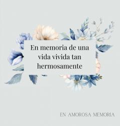 Celebration of life funeral book Condolence book to sign (Hardback cover)