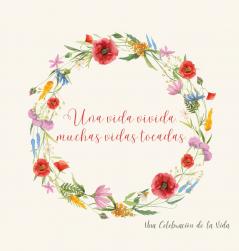Celebración de la vida libro funerario libro de condolencias para firmar (tapa dura).